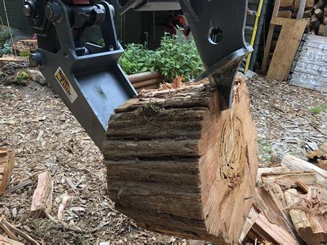 mini wood splitter attachment